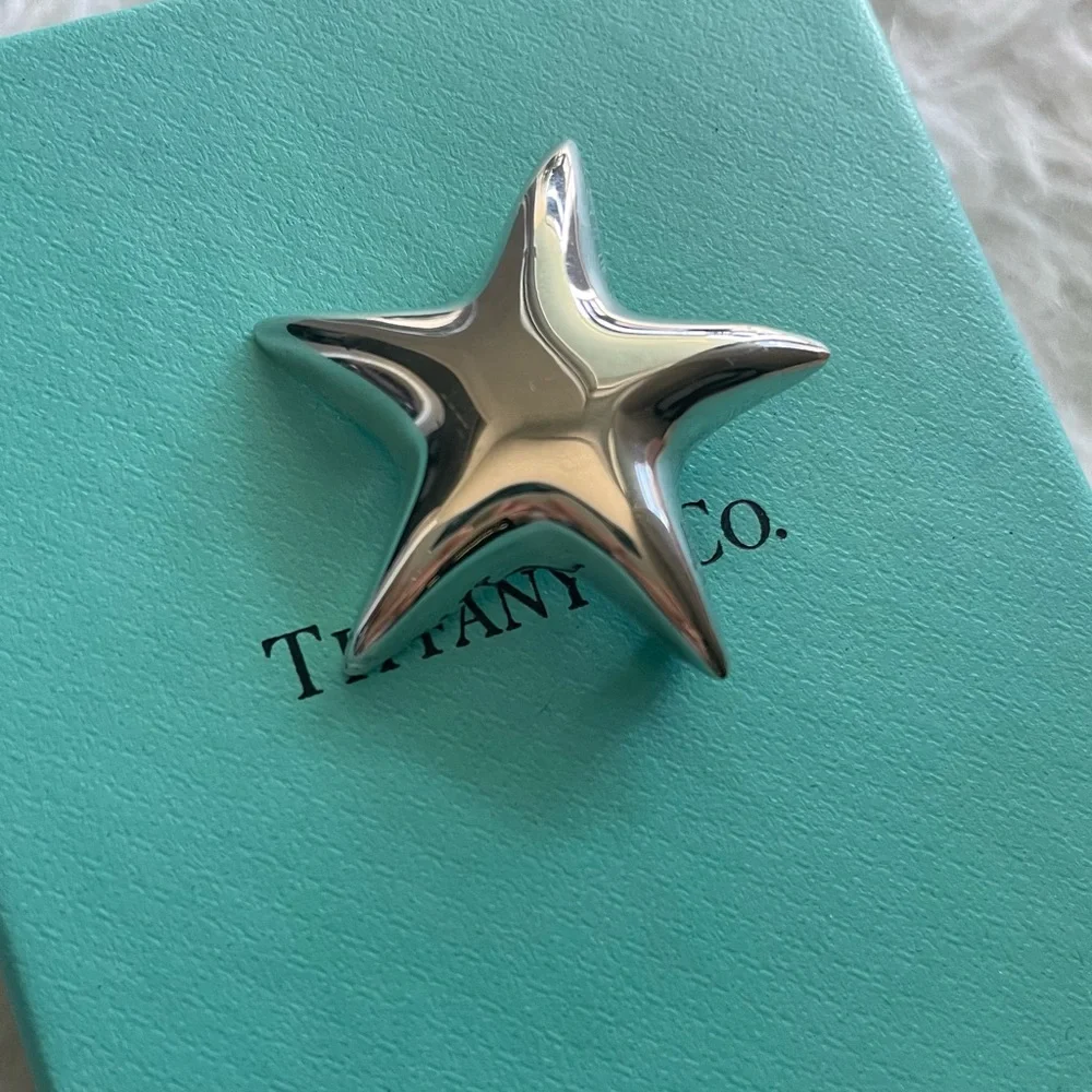 Tiffany and Co. Star Brooch Pin - Picture 2 of 11